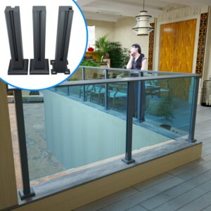 Aluminum Alloy Stair Railing Aluminum Column Balcony Stainless Steel Railing Design Aluminum Balcony Railing