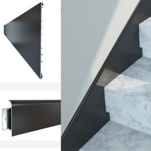 Aluminum Alloy Stair Skirting Board Stair Platform Universal Formaldehyde Free Cream Style Minimalist Villa Durable Eco-Friendly