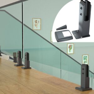 201 Stainless Steel Swimming Pool Foot Glass Handrail Foot Base Fixed Clip Glass Clip Frameless Glass Railing Clamp