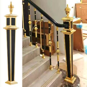 Champion Column Metal Support Post Stair Railing System Aluminum Alloy Post Glass Railing Baluster Modern Staircase Railing