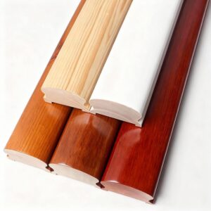Stair Railing Solid Wood Handrail for Stairs Handrails for Indoor Bread-shaped Handrail Stairs Railing