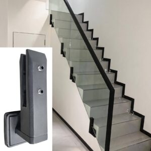 304 Solid Stainless Steel Side Mounted Glass Clip Glass Handrail Staircase Railing Balcony Glass Accessories