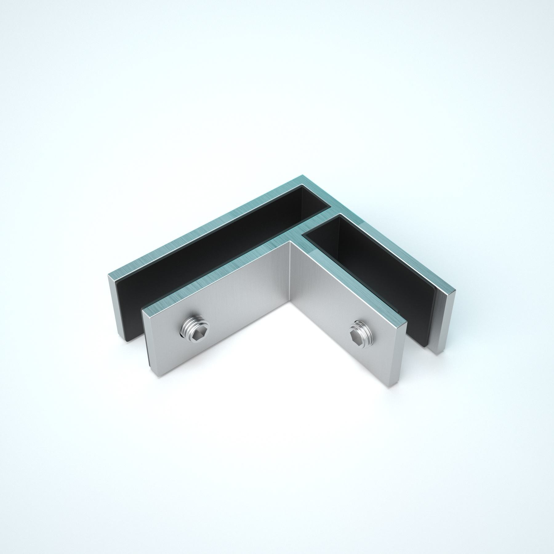 In-Stock High Quality Stainless Steel 304 201 Balcony Railing Accessories Stair Railings Glass Fixing Clamps Contemporary Design - 图片 2