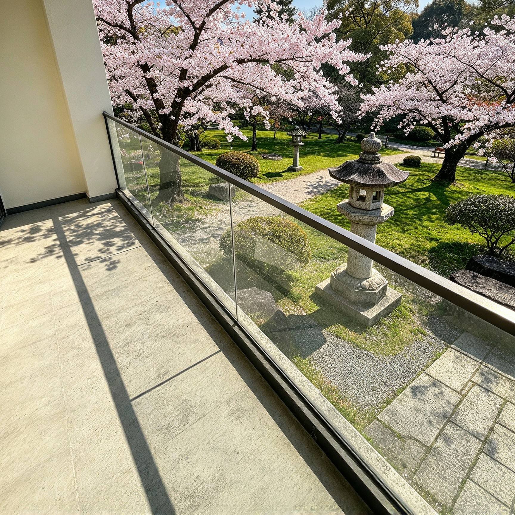 Easy to install Outdoor Guardrail Manufacturers Adjustable Balcony Railings Trough Aluminum Channels Waterproof Cost-Effective - 图片 2