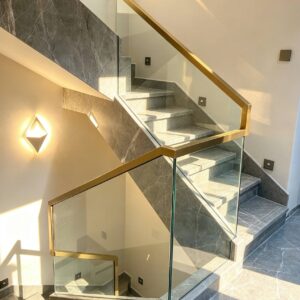 Stainless Steel Handrail 304 Glass Balustrade Top Rail 40mm Handrail Balcony Railing Easy Install Staircase Railings